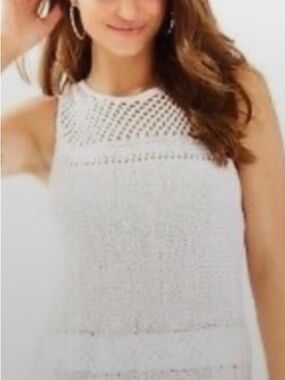 Lilly pulitzer fringe tank top small gorgeous halter